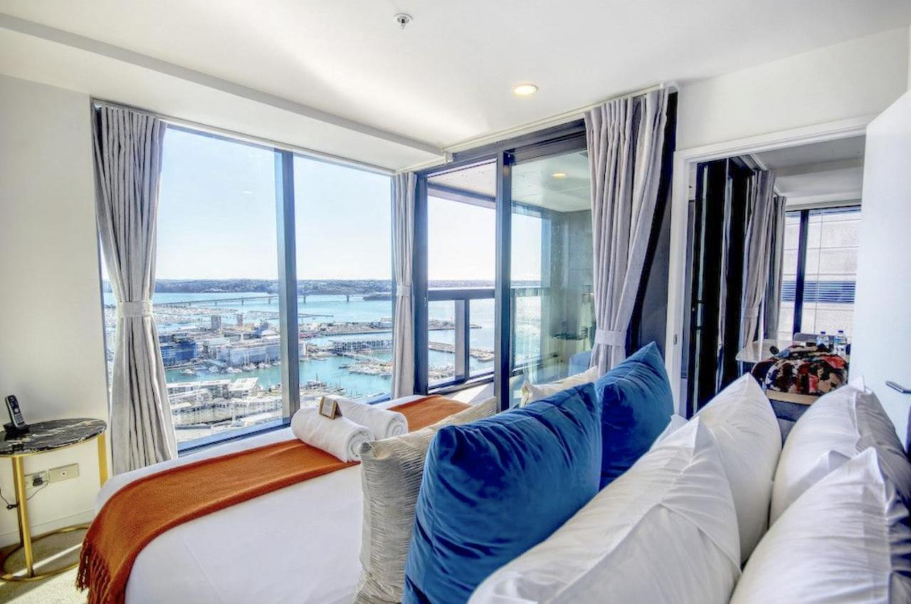 오클랜드 Magnificent Skytower, Sea, Habour View In Cbd 아파트 외부 사진