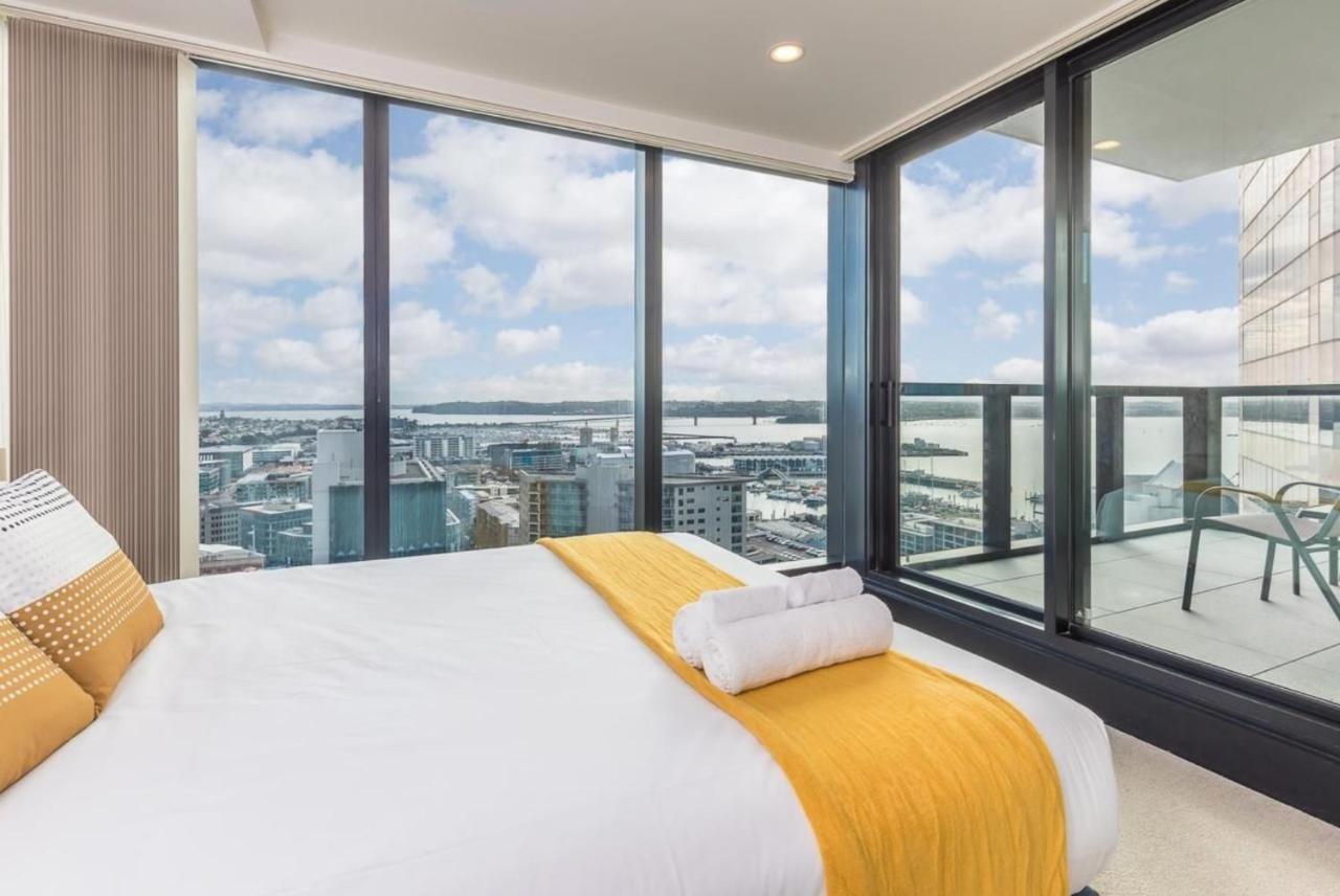 오클랜드 Magnificent Skytower, Sea, Habour View In Cbd 아파트 외부 사진
